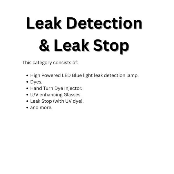 Leak Detection & Leak Stop